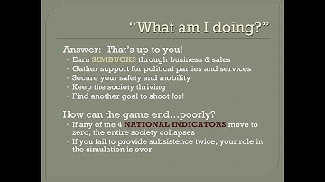 SIMSOC Online - Player Questions