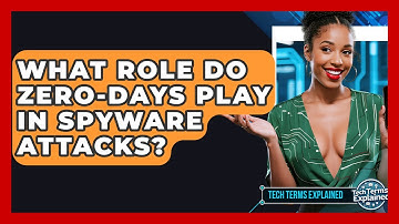 What Role Do Zero-days Play In Spyware Attacks? - Tech Terms Explained