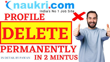 How To Delete Naukri Account Profile Permanently In Hindi 2022 | Naukri.Com Account Delete |