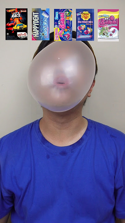 EATING VARIOUS BUBBLE GUM #asmr #mukbang #shorts