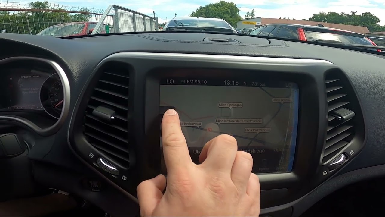 Как открыть и управлять картой в Jeep Cherokee V (2014–2020) | Использование карт