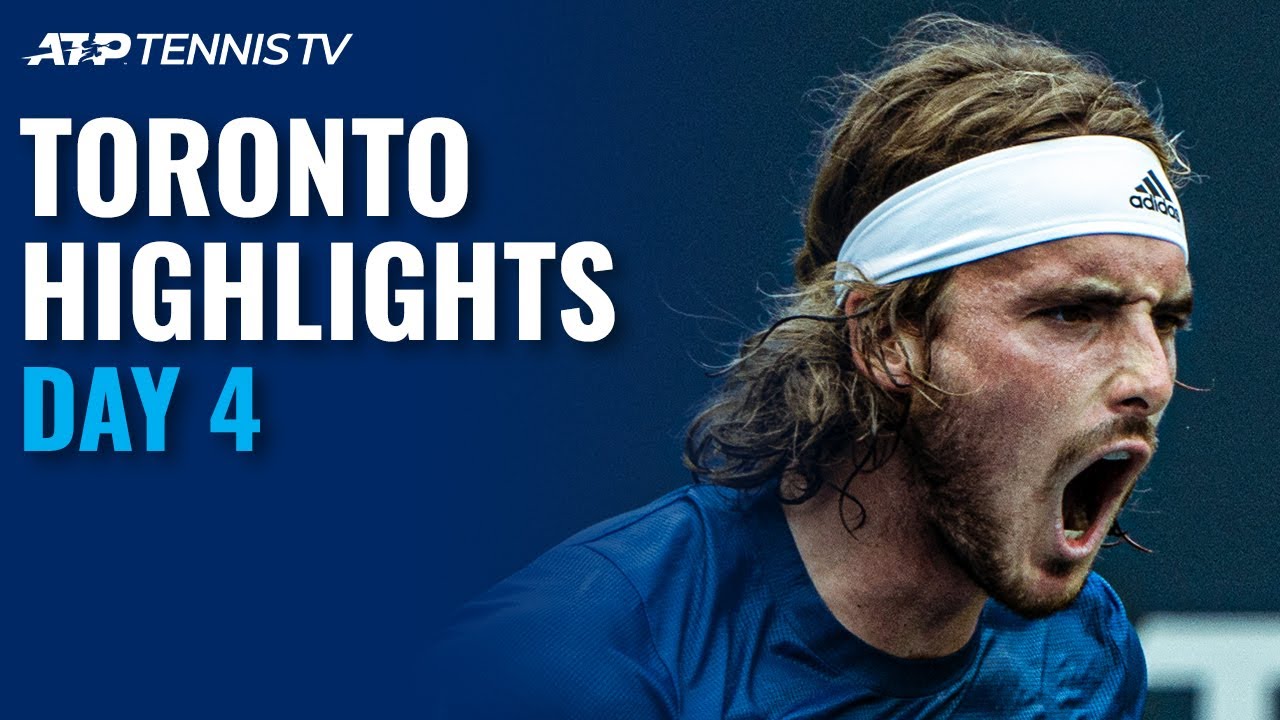 Tsitsipas Takes on Khachanov; Medvedev Faces Duckworth | Toronto 2021 Highlights Day 4