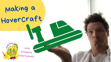 Making a Hovercraft,  Science Experiments you can do at home with Einstein