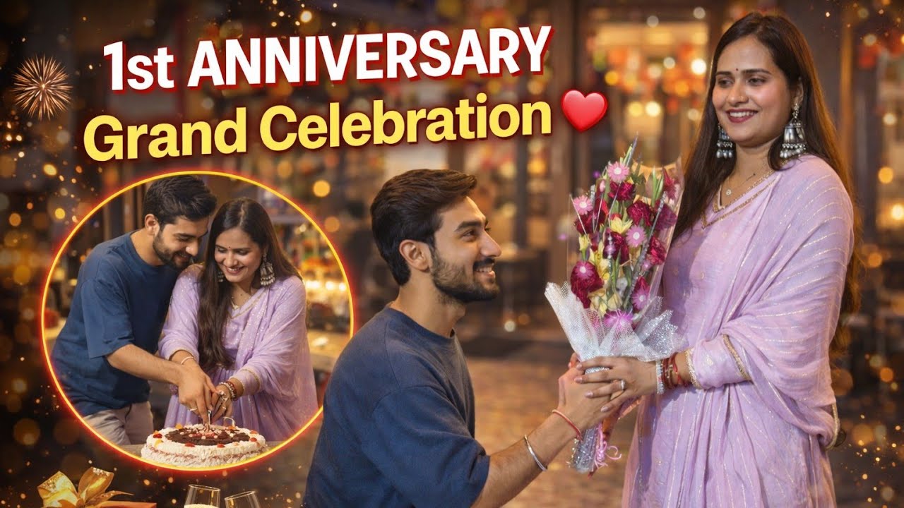 DIDi Or Juju Ki 1st  Anniversary celebration ❤