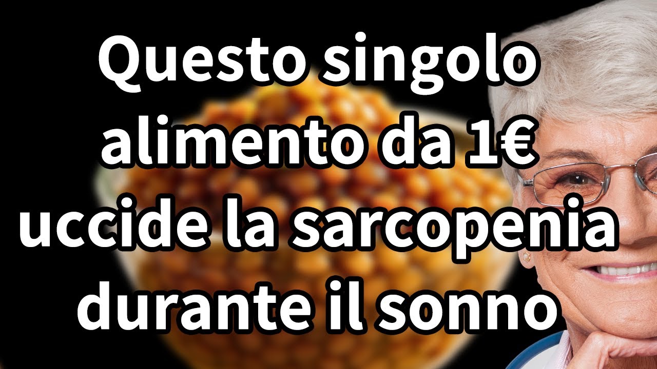 Hai più di 70 anni? Questo alimento da 1€ costruisce i muscoli più velocemente delle proteine