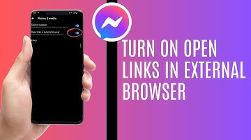 Turn On Open Links In External Browser On Messenger