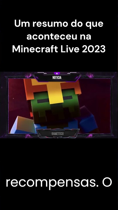 Um resumo do que aconteceu na Minecraft Live 2023 - Xbox Wire em Português