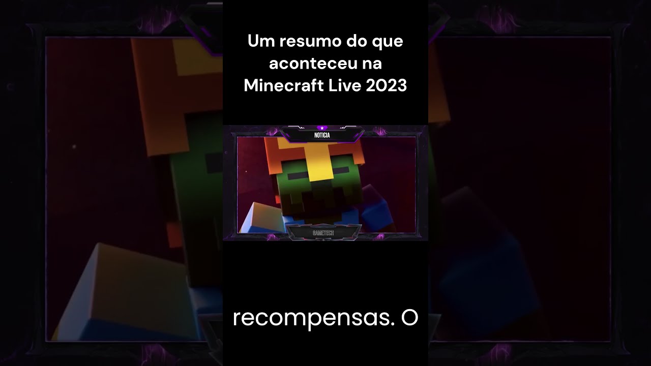 Um resumo do que aconteceu na Minecraft Live 2023 - Xbox Wire em Português