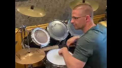 14 year old drummer Alex Shumaker & his drum teach...