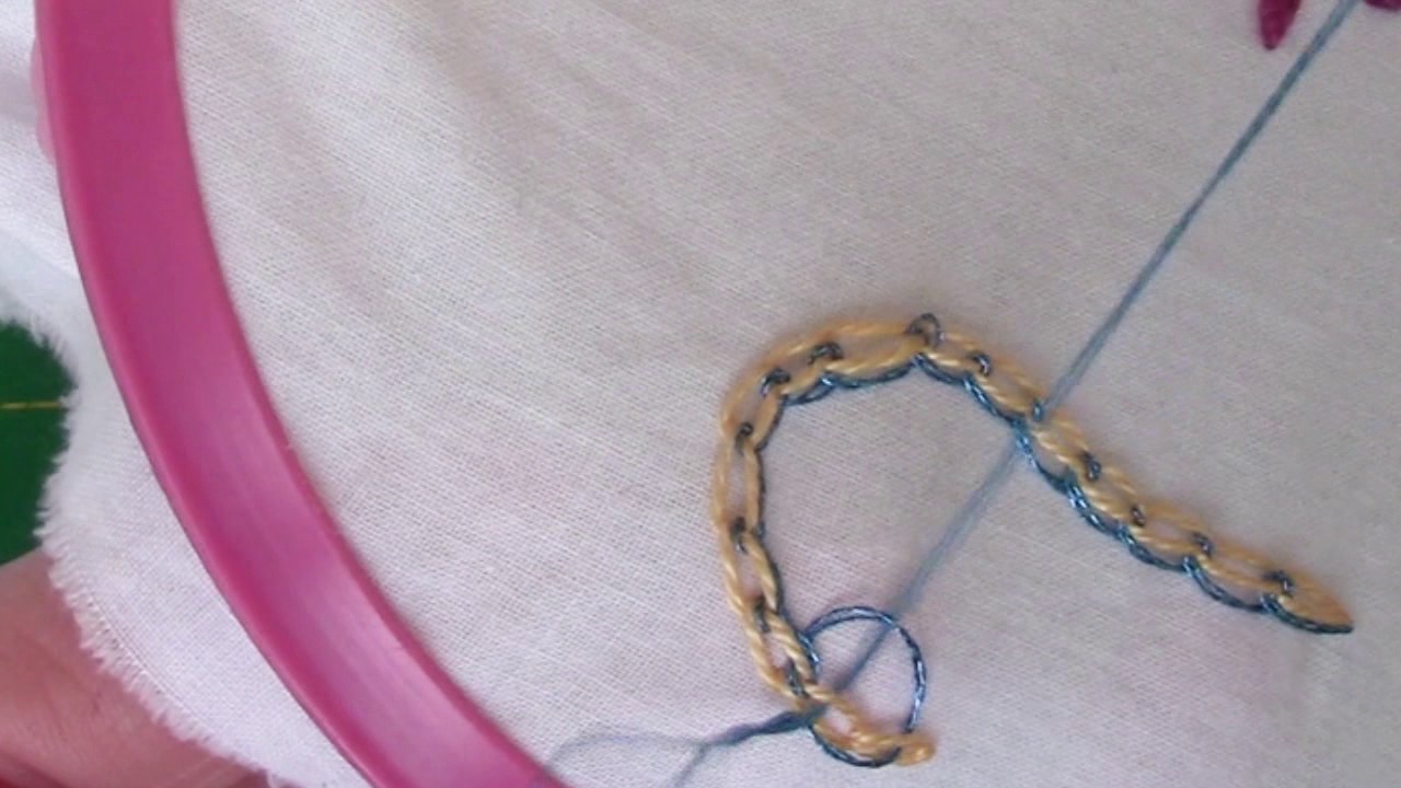 Interlaced Chain Stitch