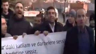 AKP'liler Zaman Gazetesini protesto ediyor - \