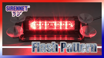 Flash Pattern: Code 3 Chase Dual Color Deck/Dash Light