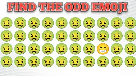 HOW GOOD ARE YOUR EYES? FIND THE ODD EMOJI OUT| EMOJI PUZZLE| FIND THE DIFFERENT| PUZZLE HUT