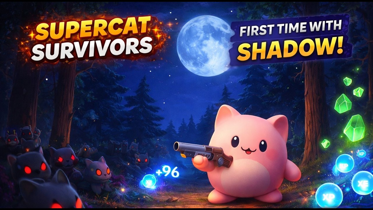 Supercat Survivors - SHADOW Gameplay | First Look & Discovery (No Commentary)