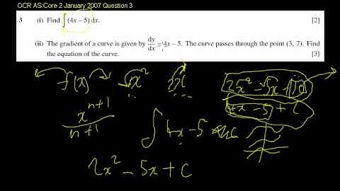 OCR AS C2 Jan 2007 Question 3