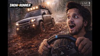 AAJ DEFENDER CHALLANGE🚗|SNOW RUNNER LIVE Logitech G29 Wheel