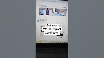 Get Your WAEC Original Certificate! #waec #wassce #dtwtutorials