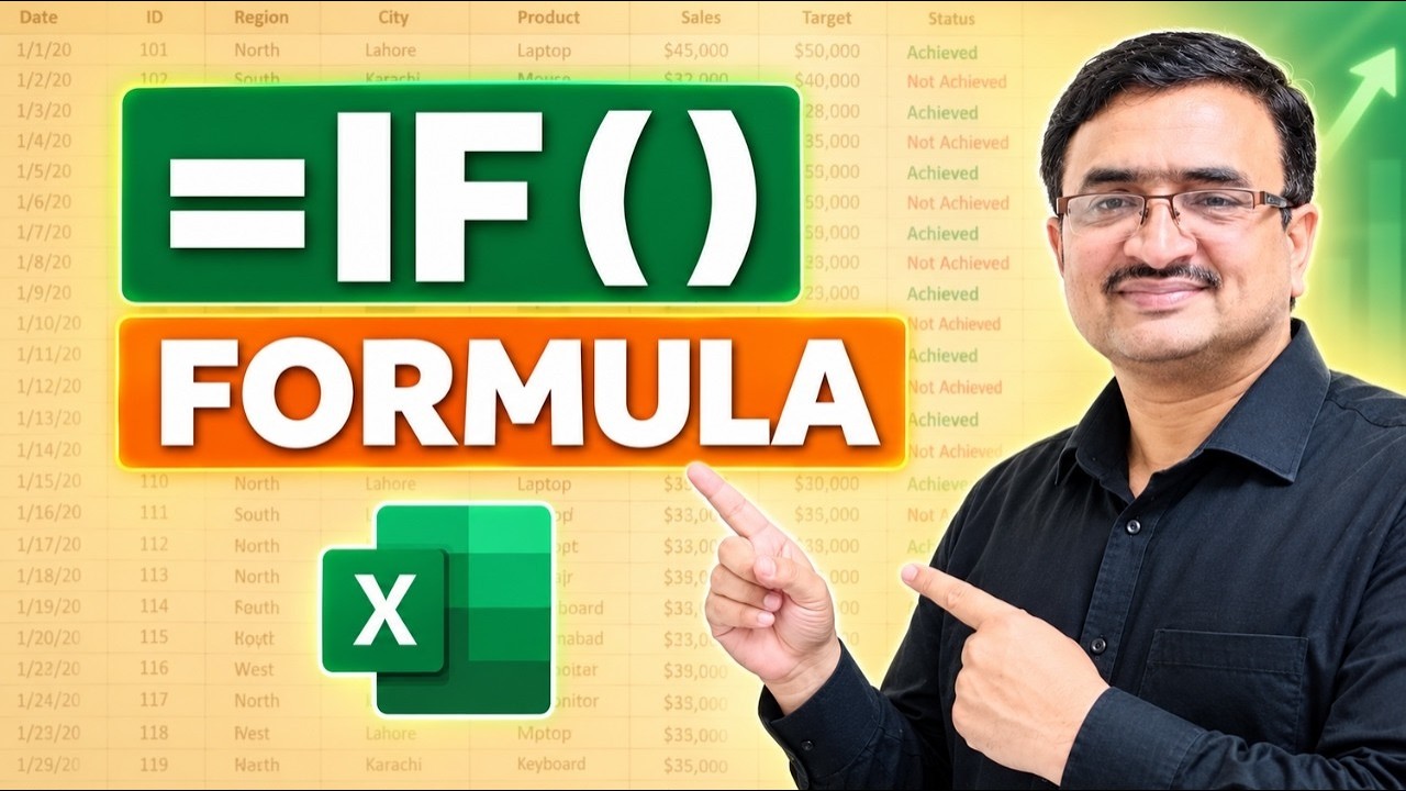 Excel IF Function Tutorial: Beginner to Advanced - YouTube