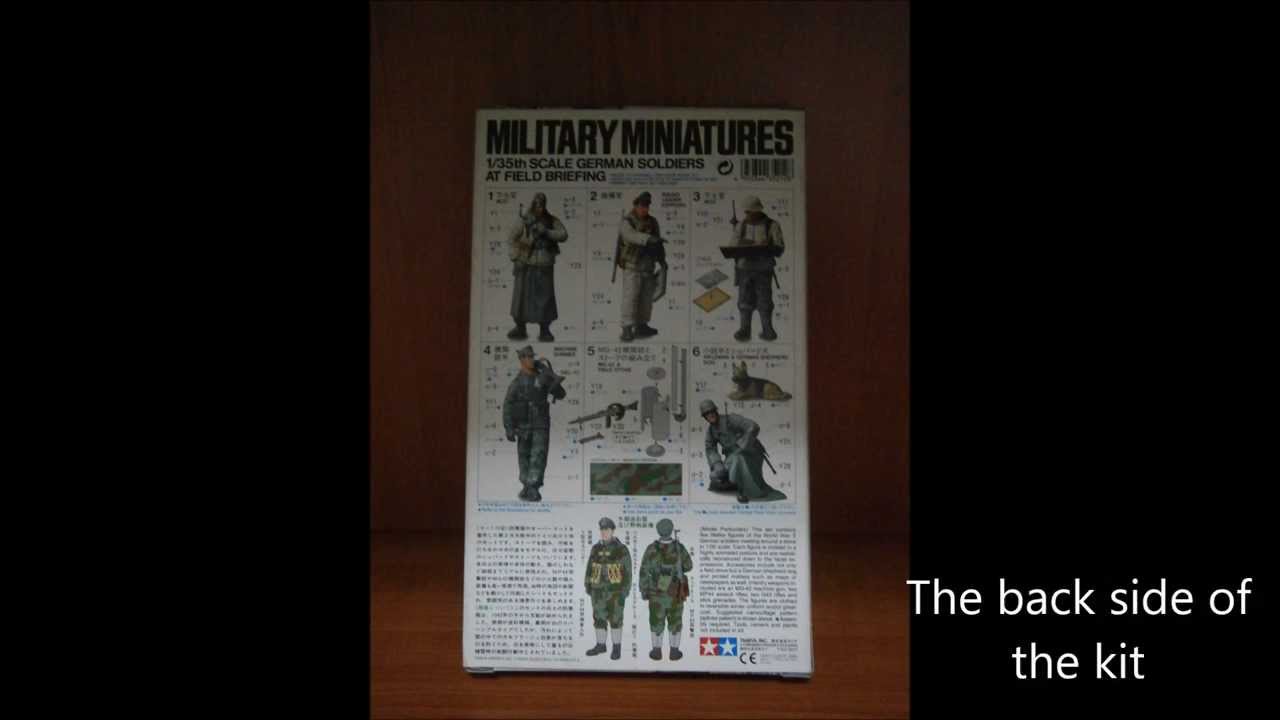 Review of Tamiya's German soldiers on field briefing 35212 review