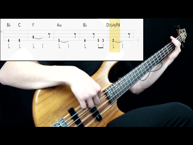 Queen - We Are The Champions (Bass Cover) (Play Along Tabs In Video) class=