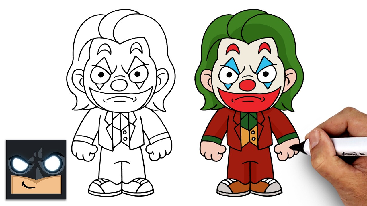 How to Draw the Joker | Step-by-Step Drawing Tutorial