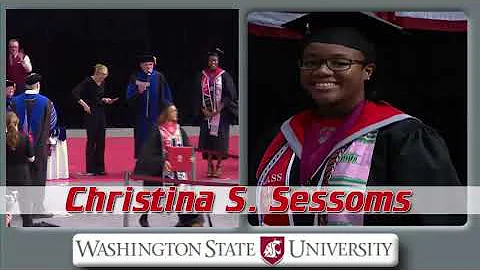 Christina Sessoms 2015 WSU college graduate!