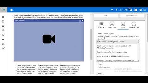 Landing Page With Gated Video In Aritic PinPoint