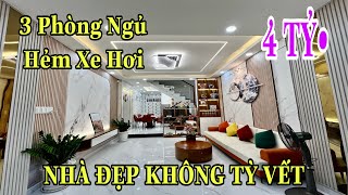 Bán Nhà Gò Vấp 1533} Nhà Đẹp Vị Trí Đẹp Diện tích 4 x 12m Có 3 PN . Giá Hơn 4 Tỷ Hẻm Xe Hơi