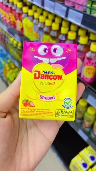 minum susu dancow