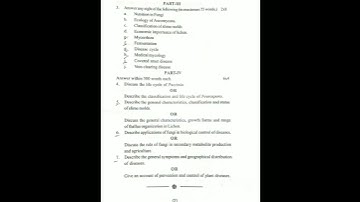 Utkal University 2 nd semester question paper of Botany core 3 in 2023. # Botany world bsc.