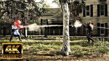 Red Dead Redemption  2 PC  ( 4K - 60 FPS )  - Van Horn Brutal Fight - PED Damage Overhaul