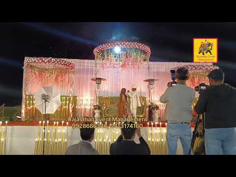 Wedding Varmala Entry Concept | Unique varmala entry | floral arrangements #varmalla #wedding