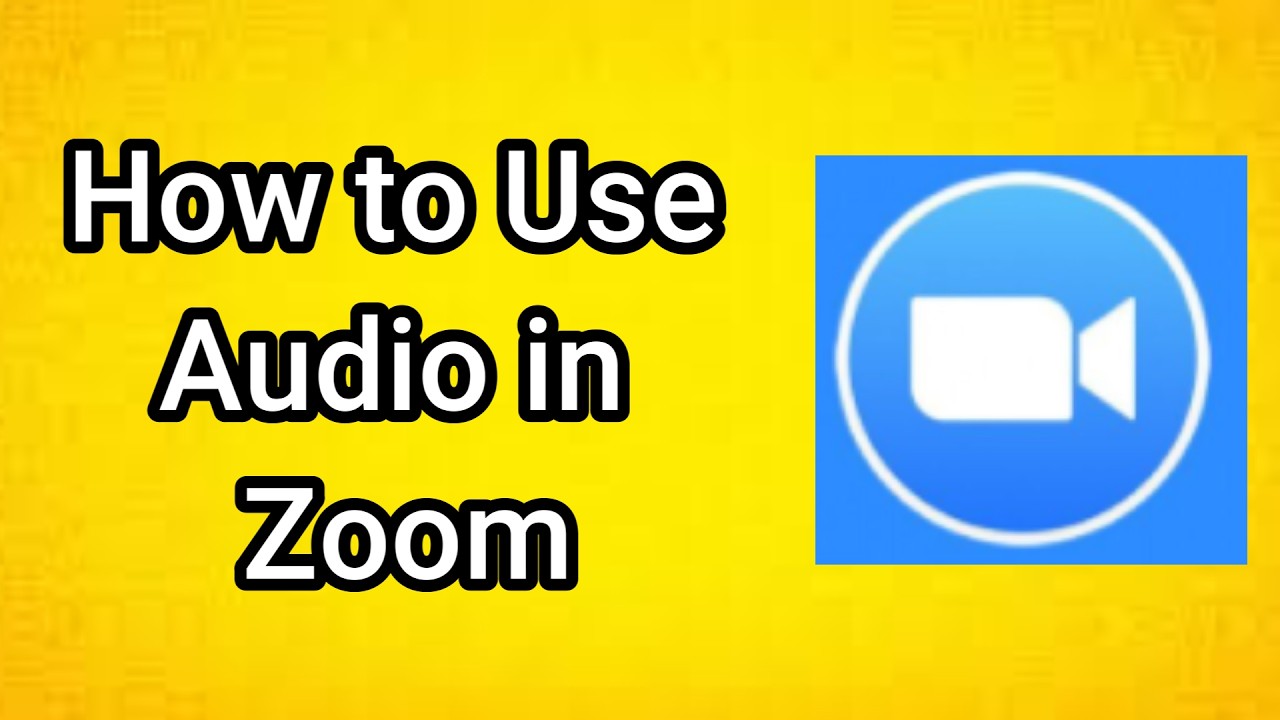 Zoom Use Computer Audio How to Use Audio in Zoom - YouTube