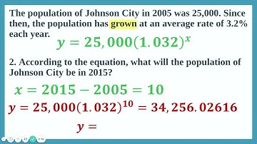 Exponential Growth & Decay Real World