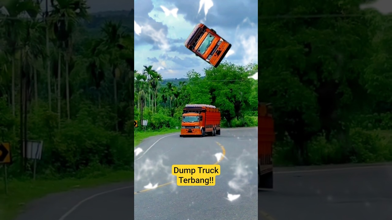 Astaga‼️ Dump Truck Ini Tiba-Tiba Berubah Jadi Monster Dan Terbang⁉️ 