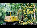 Clearing trees for my 1/4 mile long driveway!!!