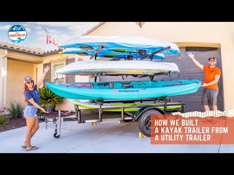 D.I.Y: How We Built a Kayak Trailer From a Standard Utility Trailer