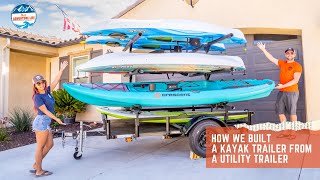 D.I.Y: How We Built a Kayak Trailer From a Standard Utility Trailer