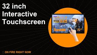 32 inch Interactive Touchscreen Whiteboard, Smart Board with 16:9 Disp Review | Real-World Test 2026