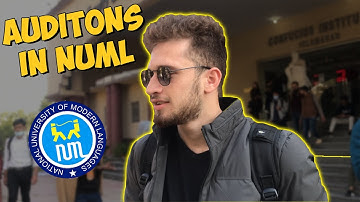 Media Students in NUML Taking Auditions For an International Film Festival