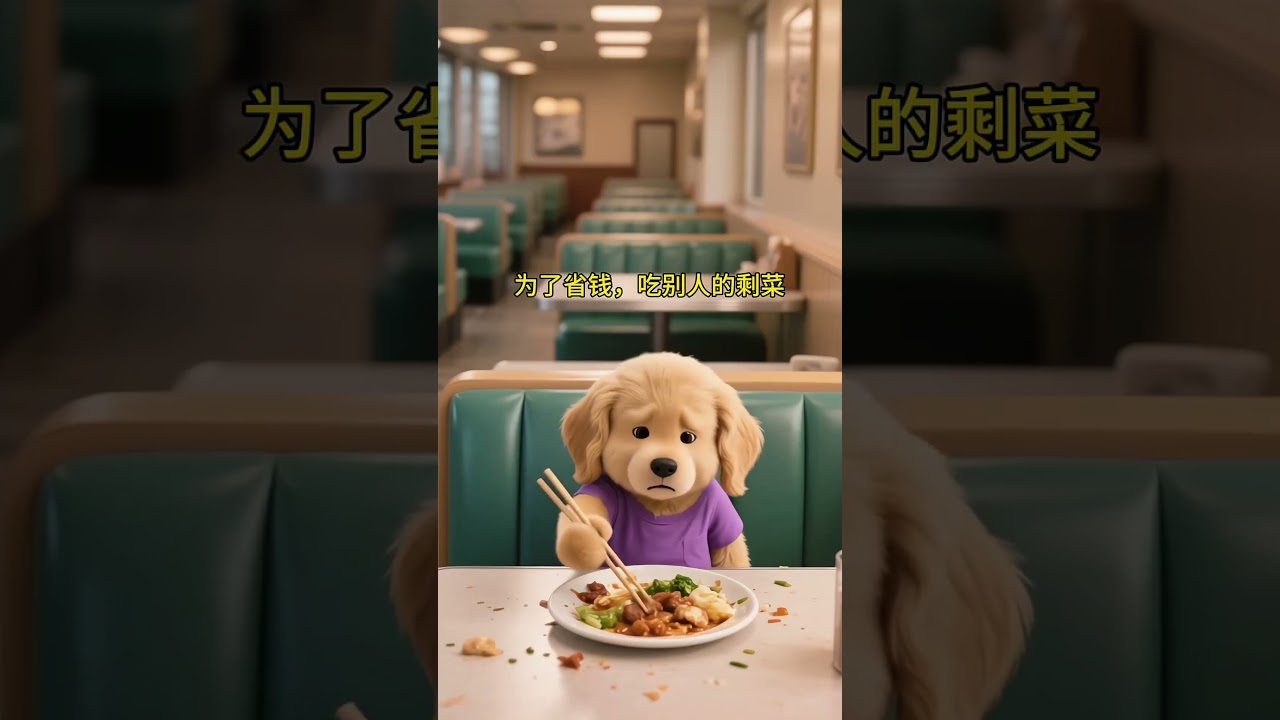 Little golden retriever was ridiculed by his friends to change his life through his own efforts an