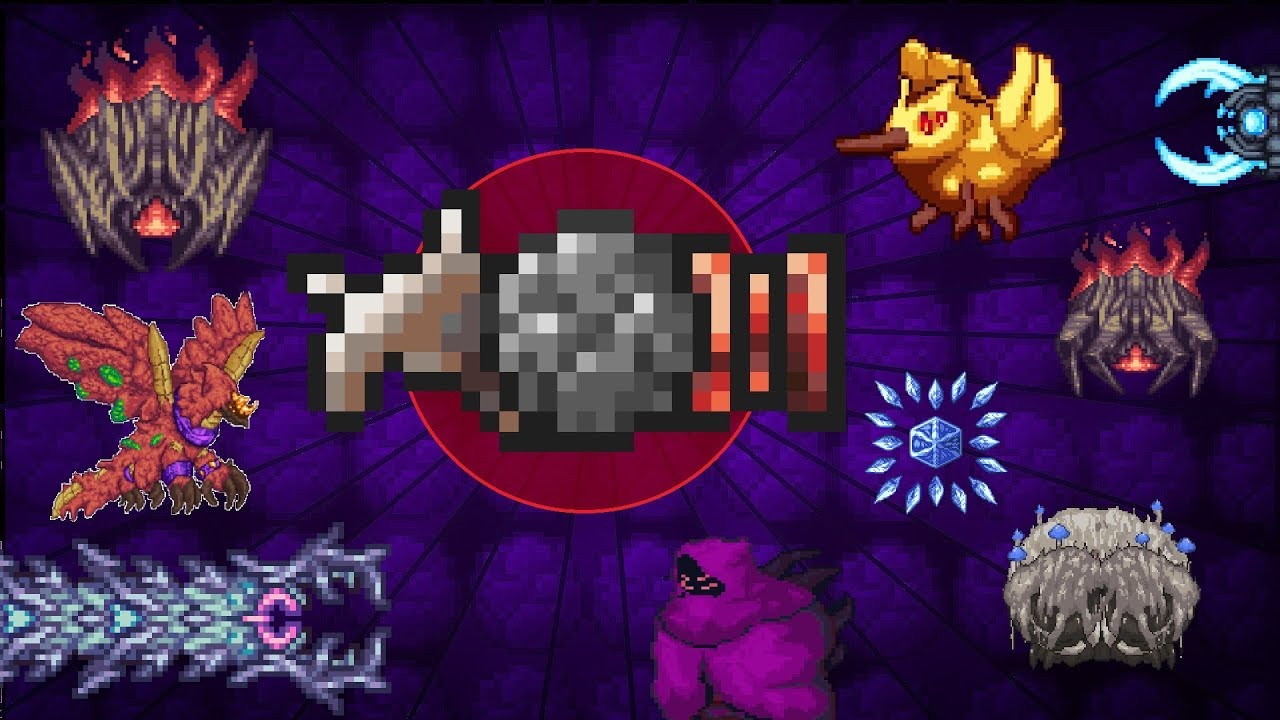 Boulders vs Calamity Bosses ll featuring the boulder cannon from