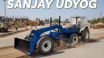 Tractor Grader Attachment Gr450 v2 Dual Pin Model / +917869901002 / Farmtrac 6055 4WD