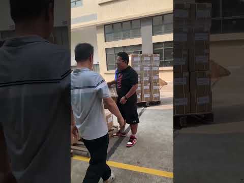 Loading The Container For All Kinds Of Glass Tools