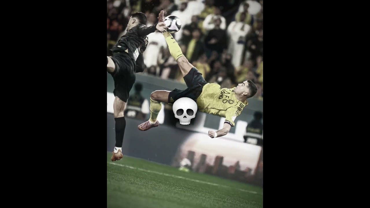 Ronaldo’s INSANE Bicycle Kick! 🐐🔥| Unbelievable Goal #football #goat