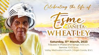 Celebrating The Life of Esme Janeta Wheatley