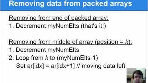 Using packed arrays