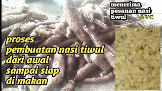 #NasiTiwul cara pembuatan nasi tiwul turun temurun.