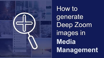 How to generate Deep Zoom images | OpenText Media Management
