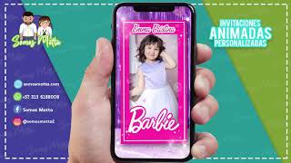 Convite Barbie grátis para editar + de 10 opções  Invitaciones de barbie,  Hacer invitaciones de cumpleaños, Plantillas para invitación de cumpleaños